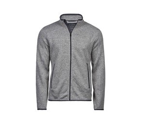 Tee Jays TJ9615 - chaqueta de lana de los hombres Gris mezcla