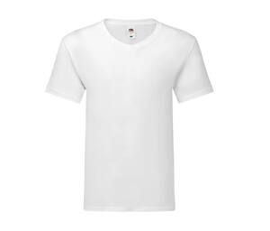 Fruit of the Loom SC154 - Camiseta hombre cuello pico White