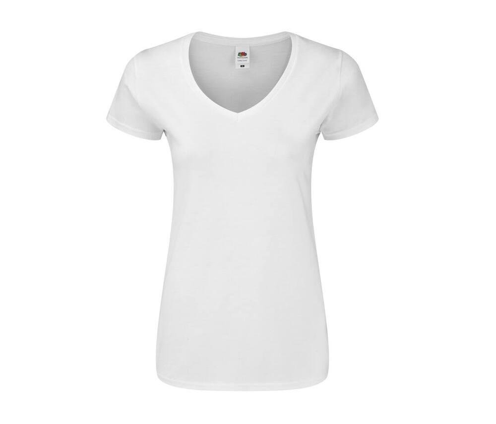 Fruit of the Loom SC155 - Camiseta mujer cuello pico