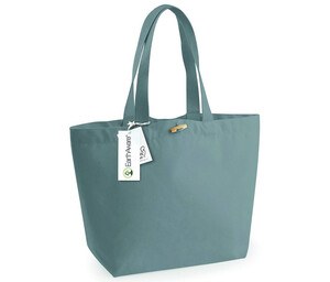 Westford mill WM850 - Shopping Bag Gran Volumen Algodón Orgánico Gris puro