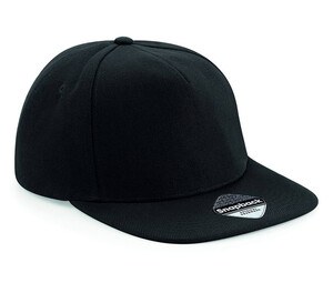 Beechfield BF660 - Gorra con visera plana Snapback Black/ Black/ Black