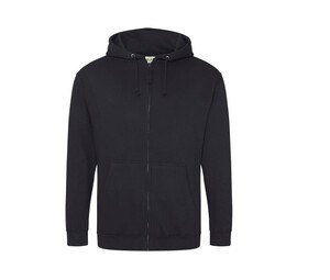 AWDIS JH050 - Sudadera con cremallera Jet Black