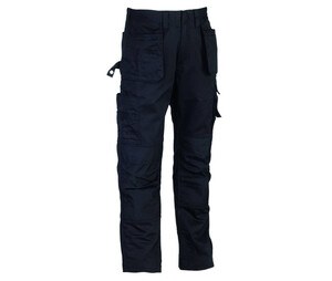 Herock HK018 - Pantalón de trabajo multibolsillos Negro