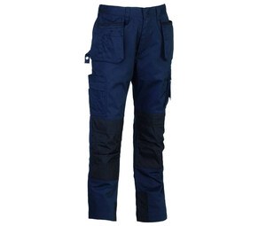 Herock HK018 - Pantalón de trabajo multibolsillos Navy/Black