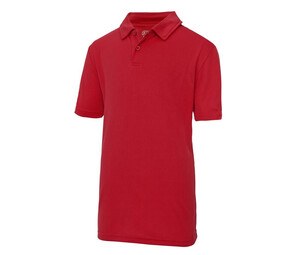 Just Cool JC040J - Polo infantil transpirable Fire Red