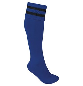 ProAct PA015 - CALCETINES DE DEPORTE A RAYAS Dark Royal Blue / Black