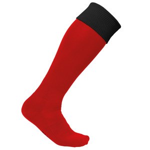 PROACT PA0300 - Calcetines deportivos bicolor Sporty Red / Black