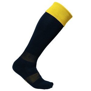PROACT PA0300 - Calcetines deportivos bicolor Black / Sporty Yellow