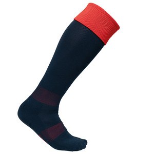PROACT PA0300 - Calcetines deportivos bicolor Sporty Navy / Sporty Red