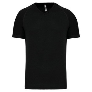 PROACT PA476 - Camiseta de deporte cuello de pico hombre Black