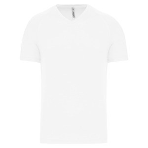 PROACT PA476 - Camiseta de deporte cuello de pico hombre White