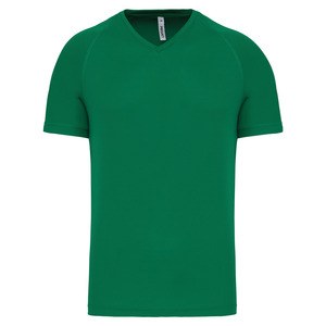 PROACT PA476 - Camiseta de deporte cuello de pico hombre Verde pradera
