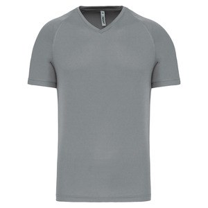 PROACT PA476 - Camiseta de deporte cuello de pico hombre Fine Grey
