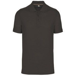 WK. Designed To Work WK274 - Polo Antibacteriano Hombre Gris oscuro