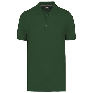 WK. Designed To Work WK274 - Polo Antibacteriano Hombre Verde bosque