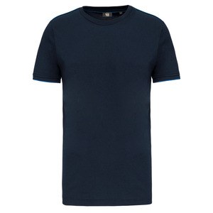 WK. Designed To Work WK3020 - Camiseta DayToDay hombre Navy / Light Royal Blue
