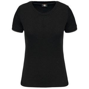 WK. Designed To Work WK3021 - Camiseta DayToDay mujer Black / Silver