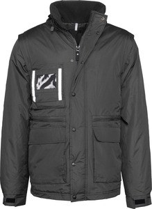 WK. Designed To Work WK6106 - Parka workwear con mangas extraíbles Black