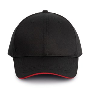 WK. Designed To Work WKP145 - Gorra sandwich contrastado 6 paneles - Certificado Oeko-Tex