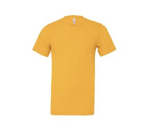 Bella+Canvas BE3001CVC - Camiseta unisex jaspeada Heather Yellow Gold