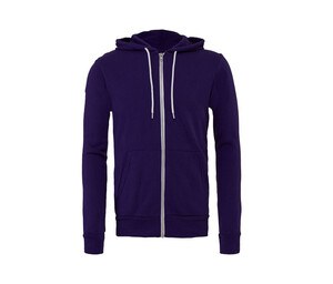 Bella+Canvas BE3739 - Sudadera con capucha unisex Team Purple