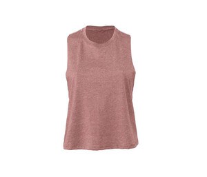 Bella+Canvas BE6682 - Camiseta sin mangas con espalda cruzada para mujer Heather Mauve