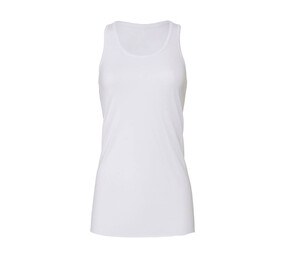 Bella+Canvas BE8800 - Camiseta de tirantes holgada con espalda cruzada para mujer White
