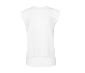 Bella+Canvas BE8804 - Camiseta de mujer con mangas enrolladas White