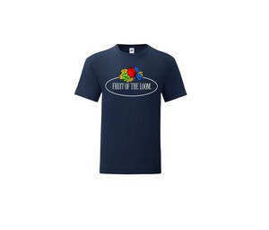 FRUIT OF THE LOOM VINTAGE SCV150 - Camiseta de hombre con logo de Fruit of the Loom Deep Navy
