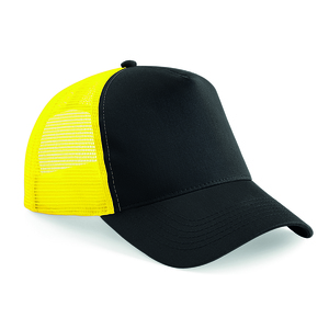 Beechfield B640 - Gorra Camionera (Trucker) Con Mitad En Malla