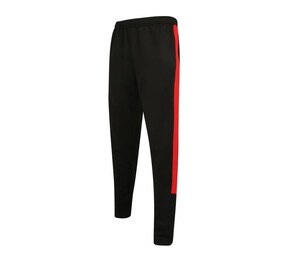Finden & Hales LV881 - Pantalones deportivos slim LV881 Negro / Rojo