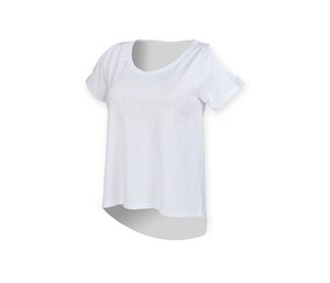 SF Women SK233 - Camiseta espalda muy larga White