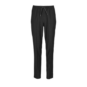 NEOBLU 03779 - Germain Women Pantalones De Traje Con Cintura Elástica Para Mujer Antracita