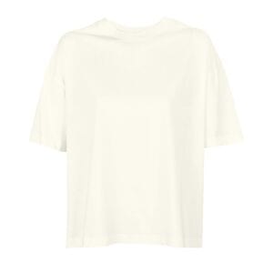 SOL'S 03807 - Boxy Women Camiseta Oversize De Mujer Blanco crema