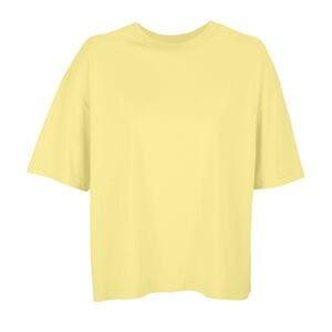 SOL'S 03807 - Boxy Women Camiseta Oversize De Mujer Light Yellow