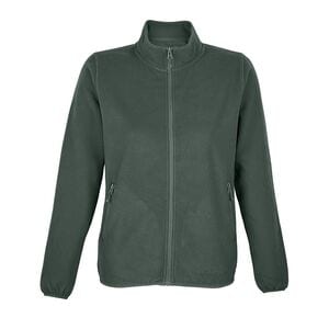 SOL'S 03824 - Factor Women Chaqueta Con Cremallera De Microfibra Para Mujer Verde bosque