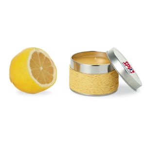 GiftRetail IT2873 - DELICIOUS Vela con fragancia Amarillo