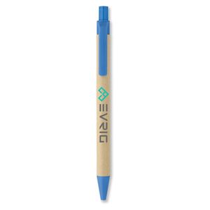 GiftRetail IT3780 - CARTOON Bolígrafo de papel/maiz Azul