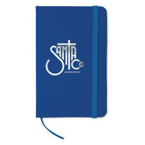 GiftRetail MO1800 - NOTELUX A6 cuaderno a rayas Azul