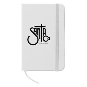 GiftRetail MO1800 - NOTELUX A6 cuaderno a rayas Blanco