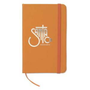 GiftRetail MO1800 - NOTELUX A6 cuaderno a rayas Naranja