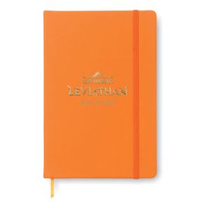 GiftRetail MO1804 - ARCONOT A5 cuaderno a rayas Naranja