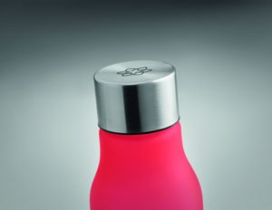 GiftRetail MO6237 - GLACIER RPET Botella de RPET 600 ml. Transparent Red