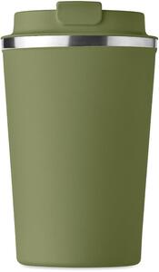 BRACE Taza Térmica de Acero Inoxidable 350 ml con Tapa - GiftRetail MO6276 negro