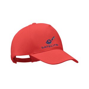 GiftRetail MO6432 - BICCA CAP Gorra béisbol de alg. orgánico Rojo