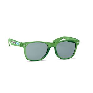 GiftRetail MO6531 - MACUSA Gafas de sol de RPET transparent green
