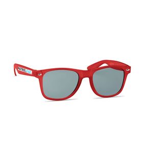 GiftRetail MO6531 - MACUSA Gafas de sol de RPET Transparent Red