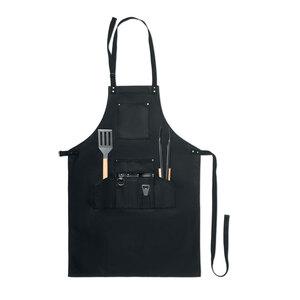 GiftRetail MO6538 - SOUS CHEF Set de barbacoa con delantal