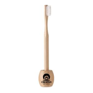 GiftRetail MO6604 - KUILA Cepillo de dientes de bambú Wood