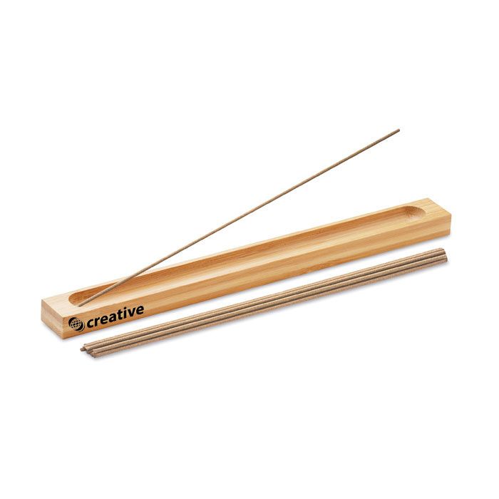 GiftRetail MO6641 - XIANG Juego de incienso en bambú